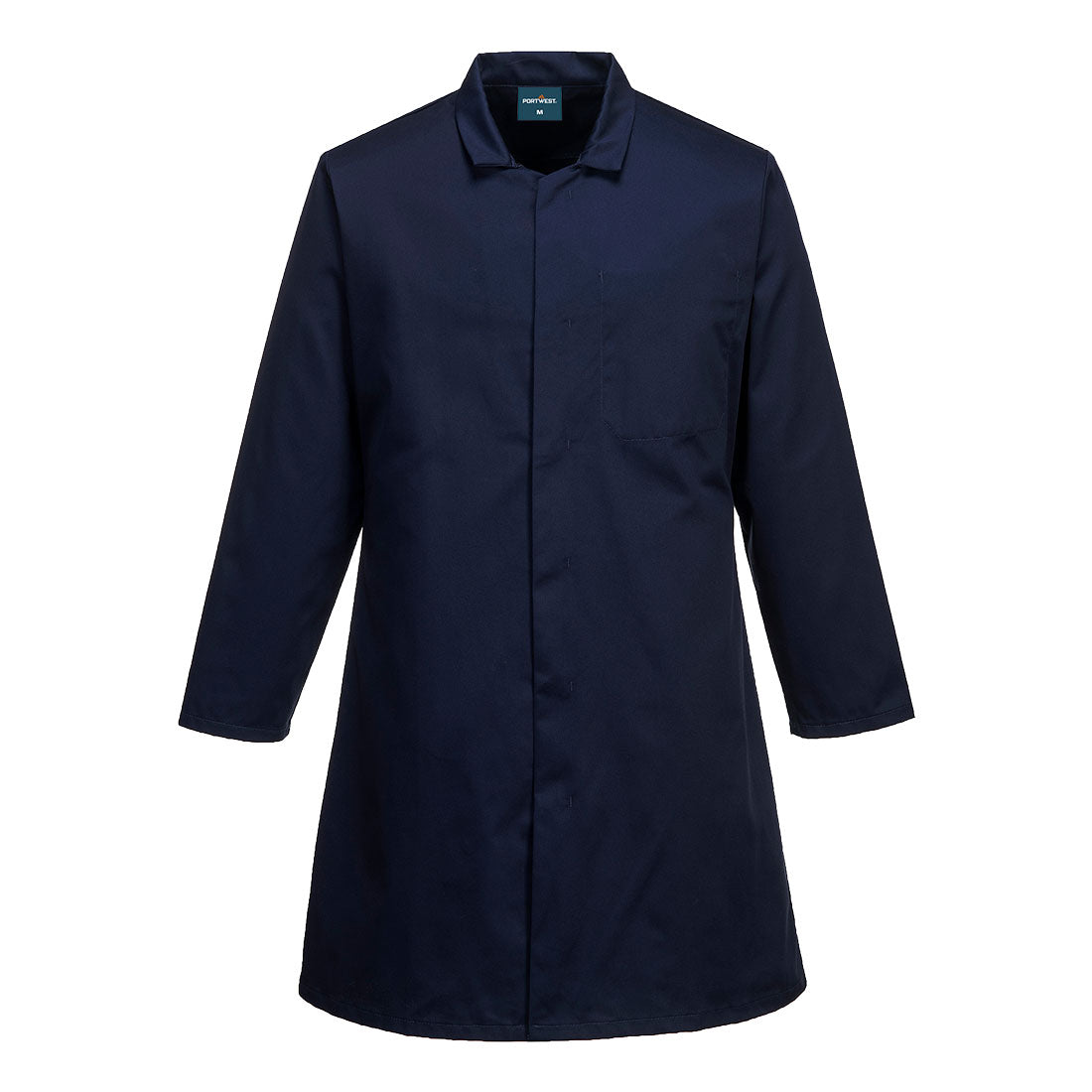 Portwest Food Industry 1 Pocket Coat - Navy - 2202NAR