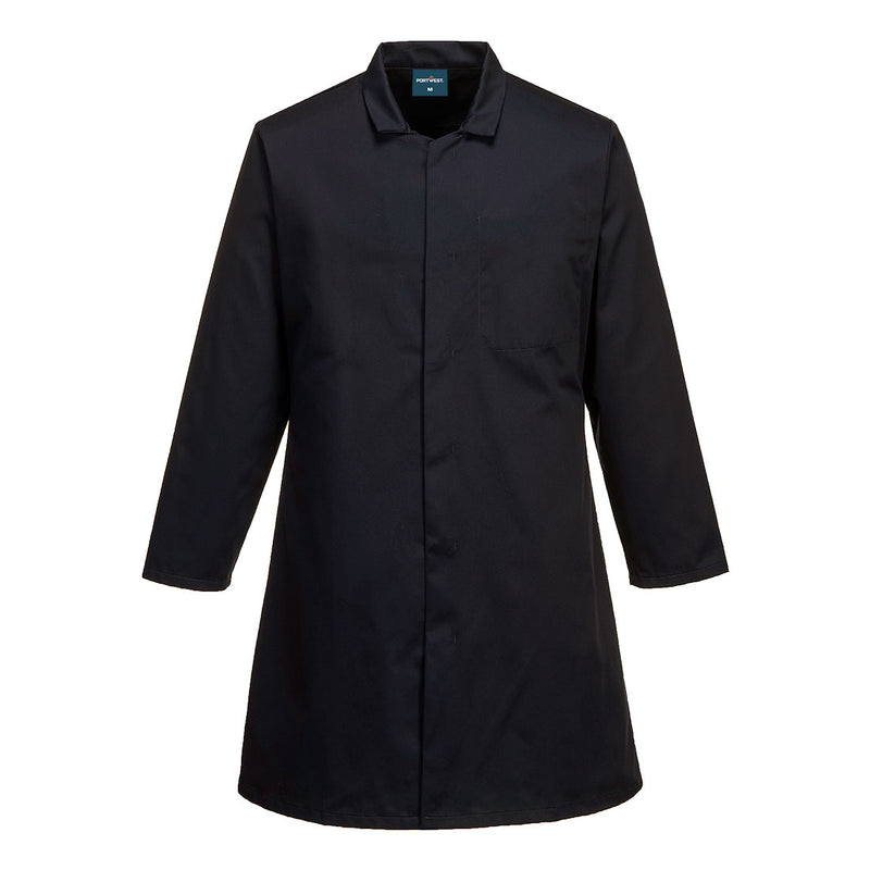 Portwest Food Industry 1 Pocket Coat - Navy - 2202NVR