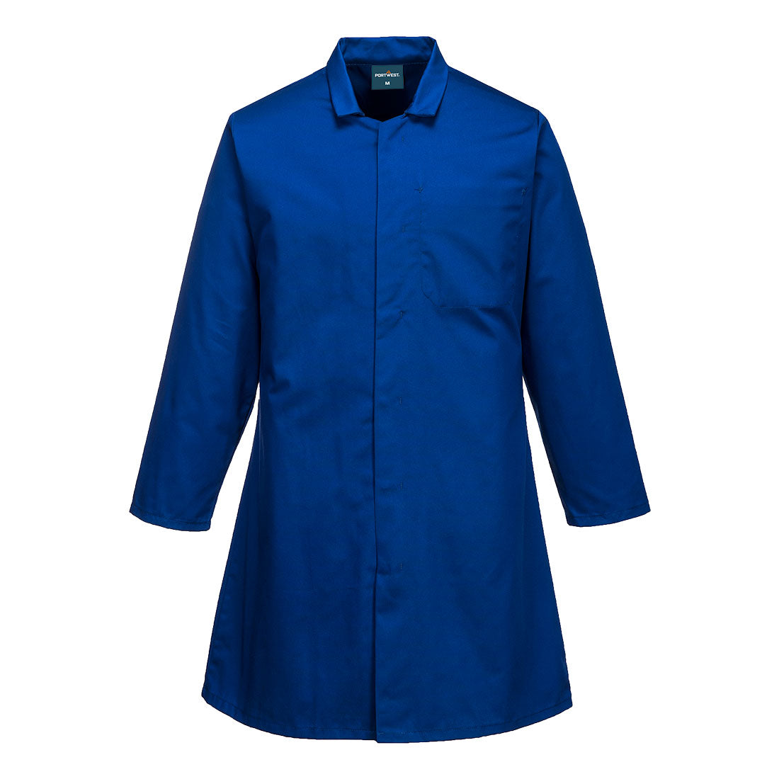 Portwest Food Industry 1 Pocket Coat - Royal Blue - 2202RBR