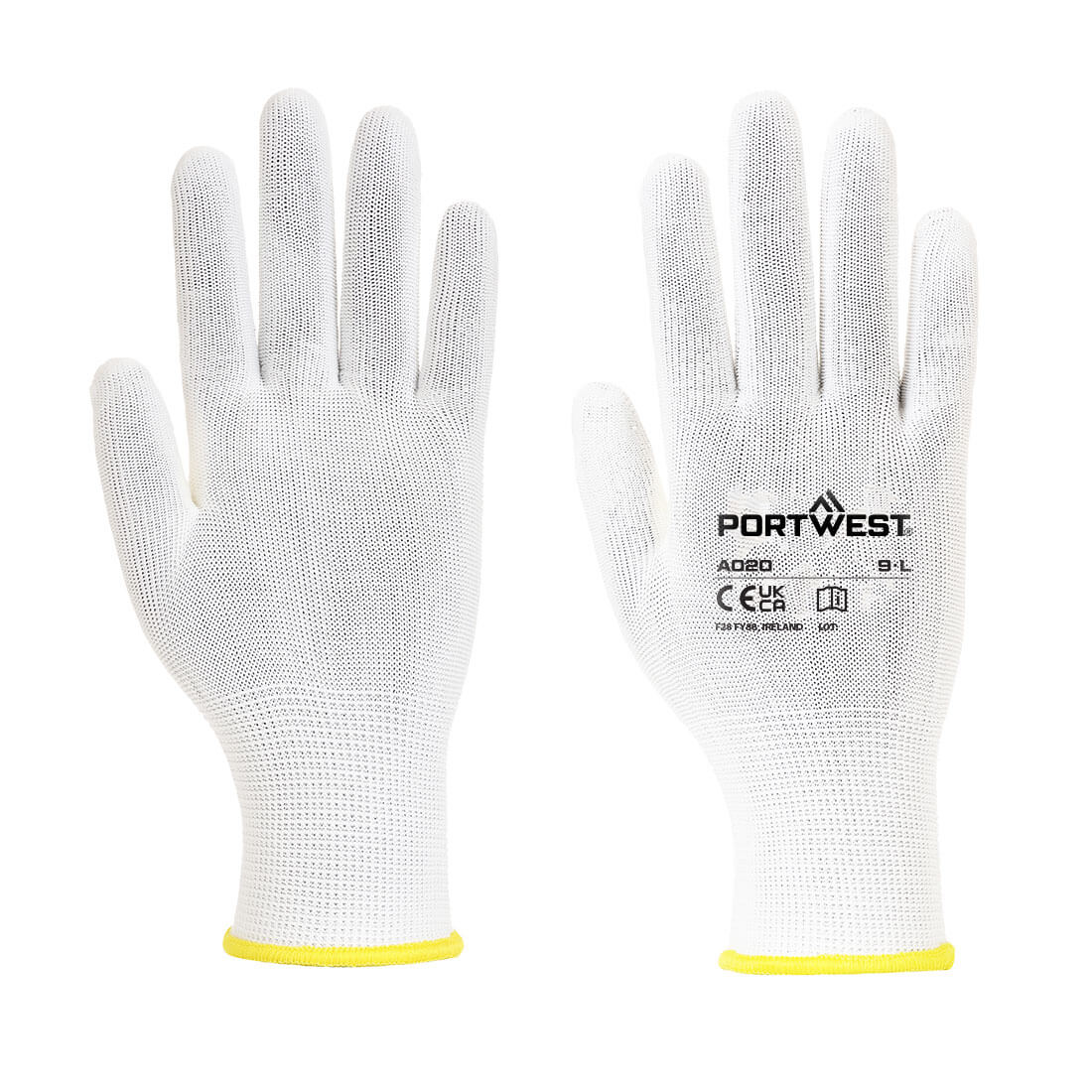Portwest Assembly Glove (960 Pairs) - White - A020WHR