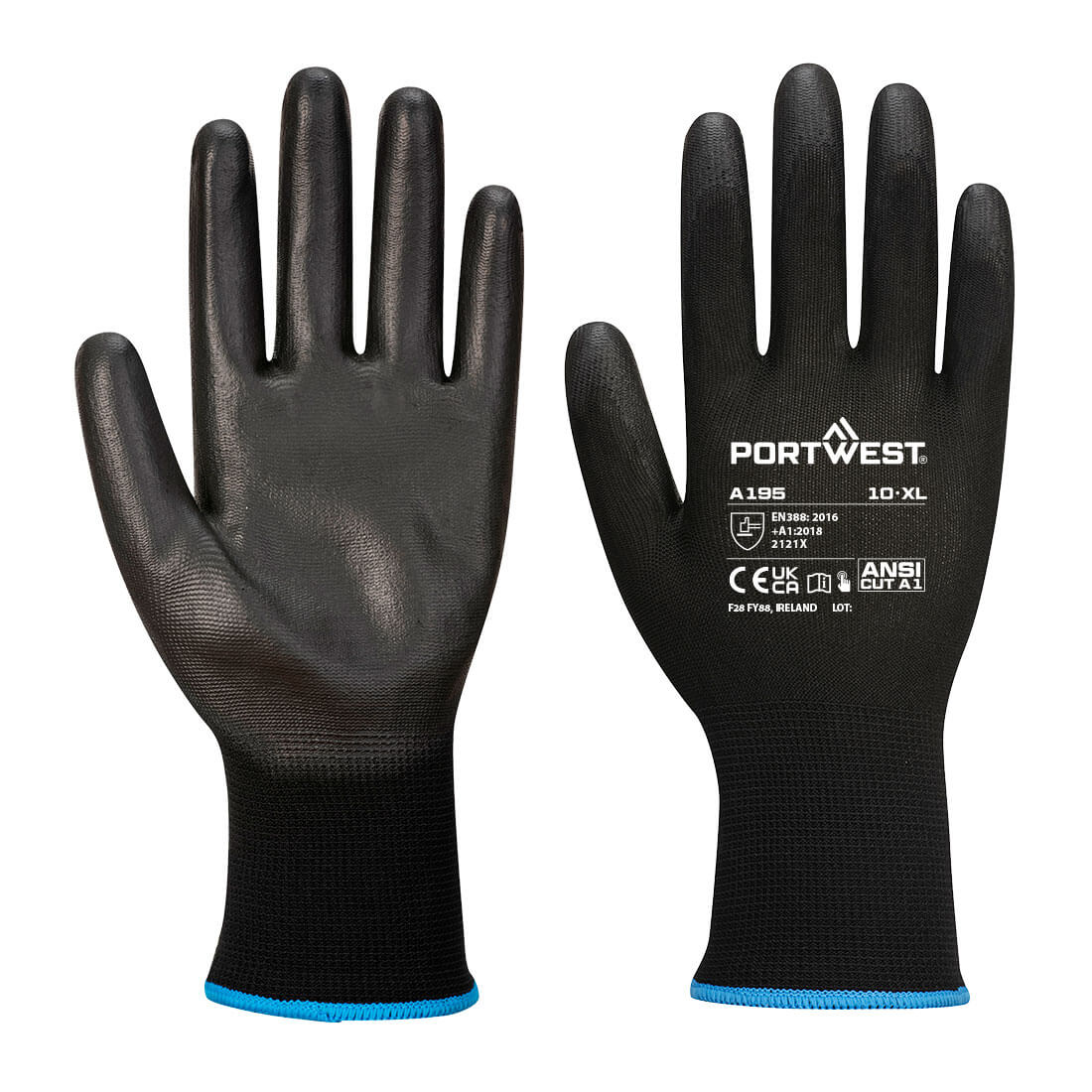 Portwest Grip 13 PU Touchscreen Glove  - A195