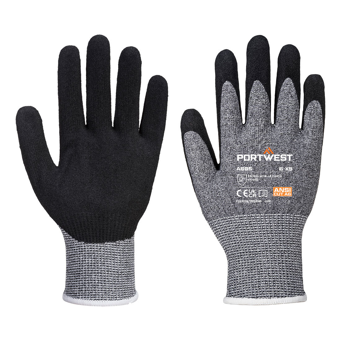 Portwest Cut E13 Nitrile Glove - Grey - A665GRR