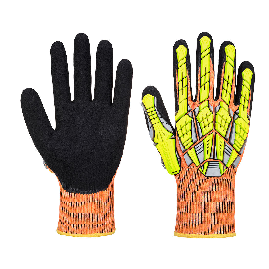 Portwest Impact E13 Nitrile Sandy Glove - Orange - A727ORR