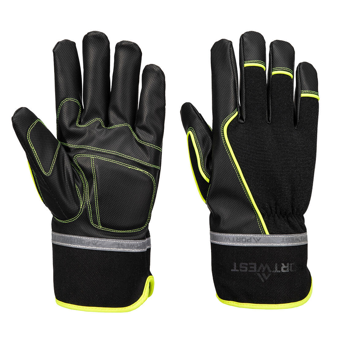 Portwest Cold 450 PU Waterproof Mechanical Glove - Black - A753K8R