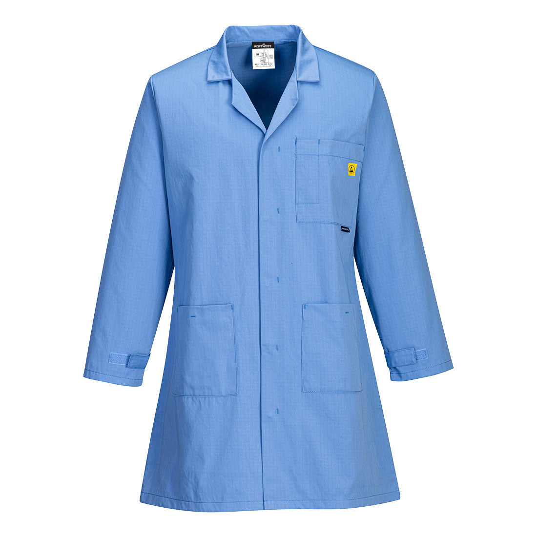 Portwest Anti-Static ESD Coat - Hamilton Blue - AS10HBR