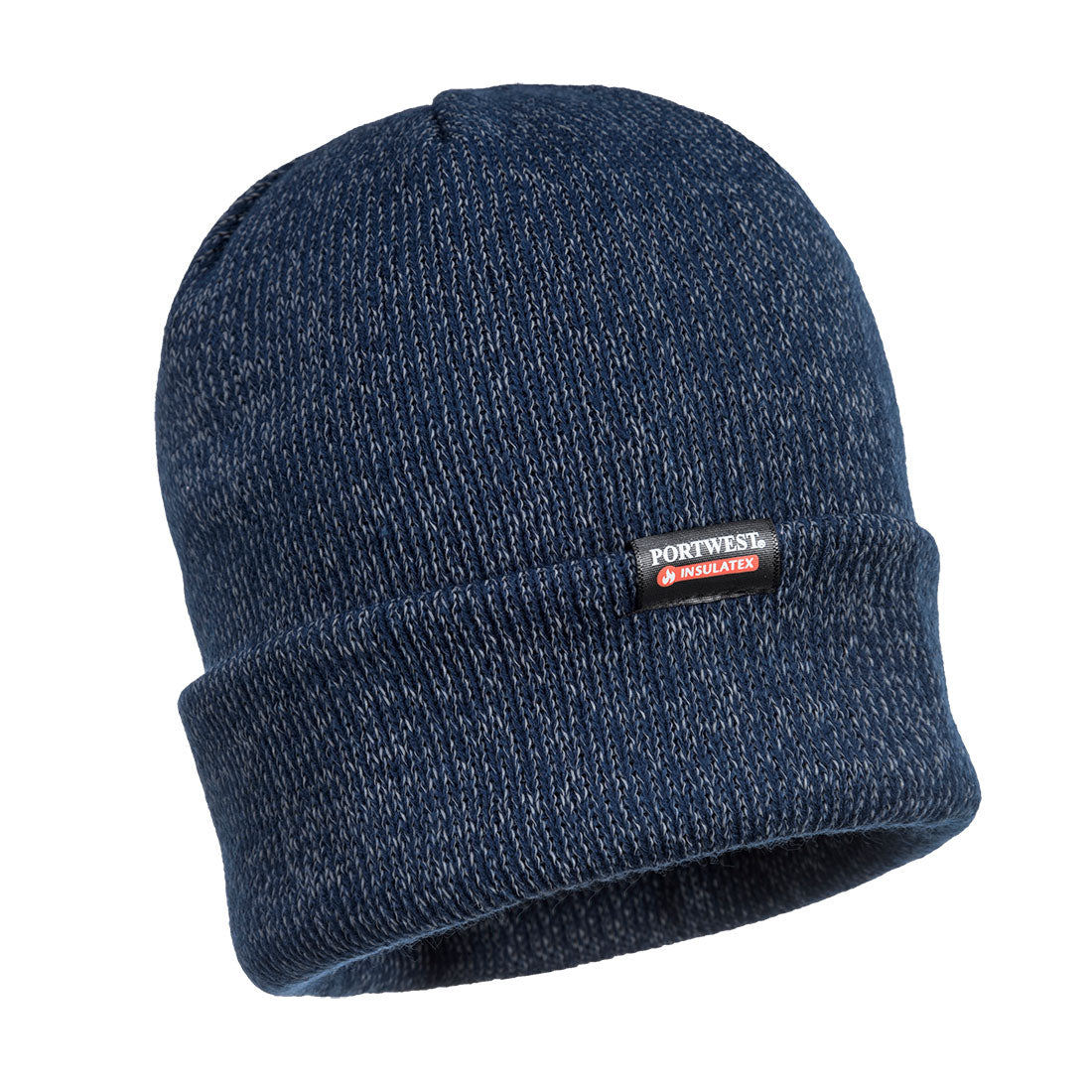 Portwest Insulated Knit Reflective Yarn Beanie - Navy - B026NAR