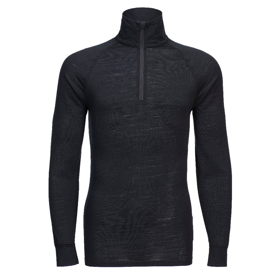 Portwest Merino Wool 1/4 Zip Baselayer Top - Black - B184BKR