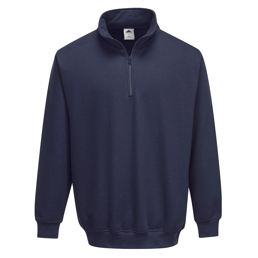 Portwest Sorrento 1/4 Zip Neck Sweatshirt - Navy - B309NAR