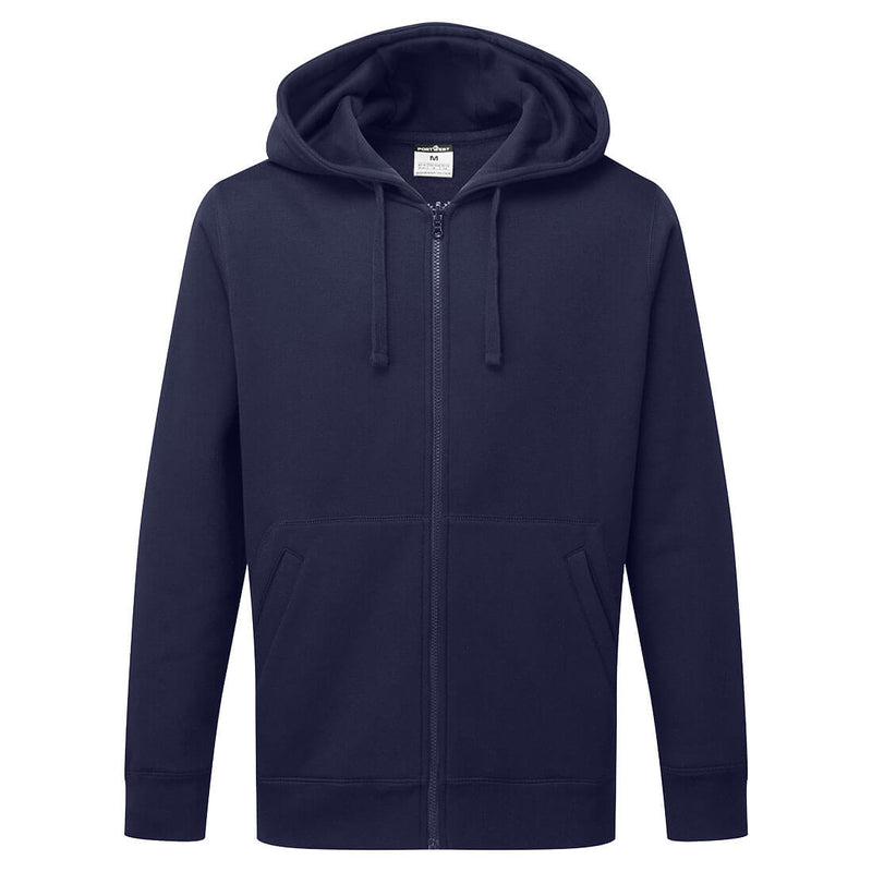 Portwest Zipped Hoodie - Navy - B312NAR