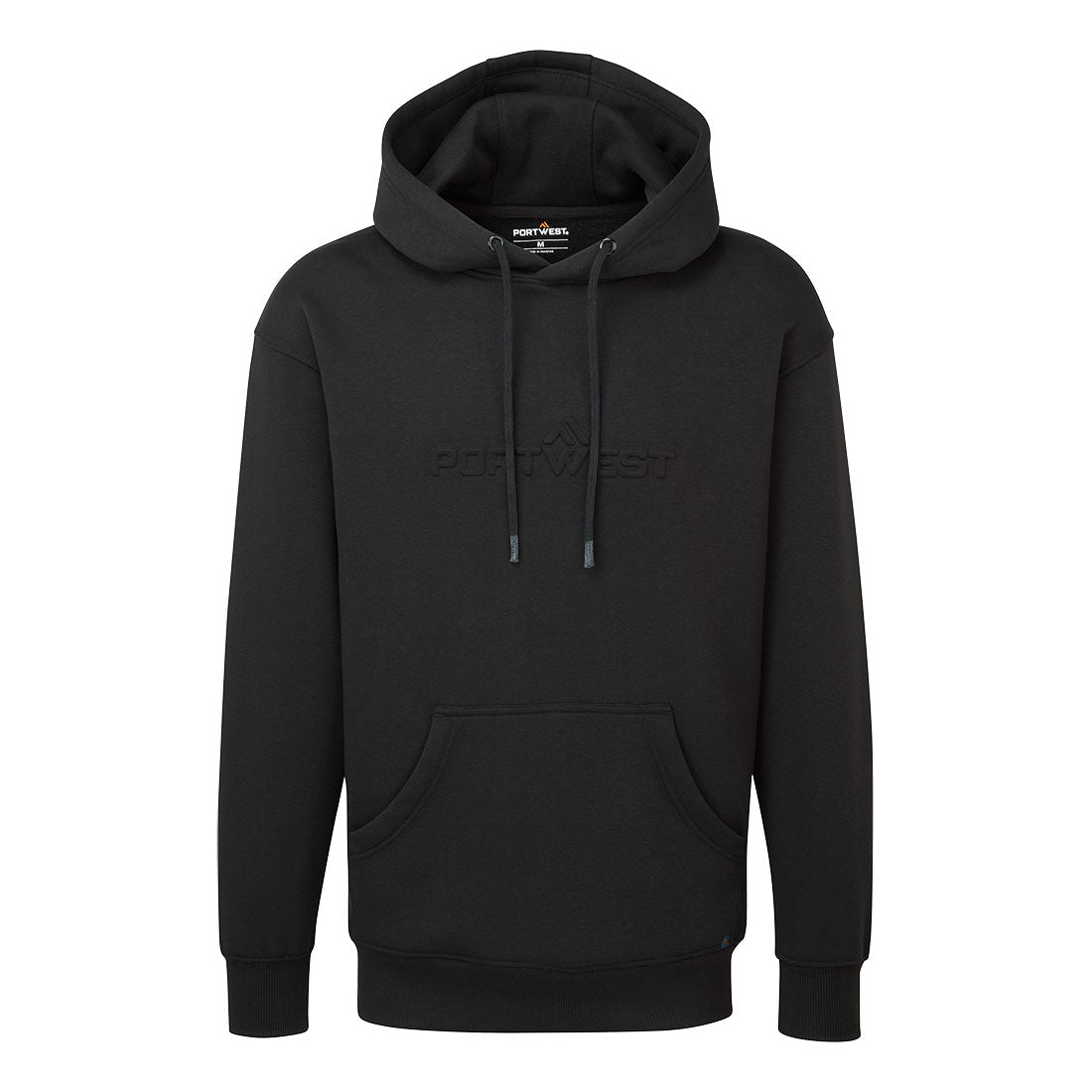 Portwest Portwest Embossed Hoodie - Black - B331BKR
