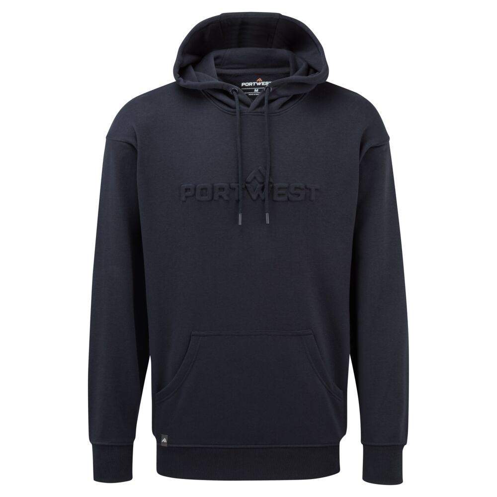 Portwest Portwest Embossed Hoodie - Navy - B331NVR