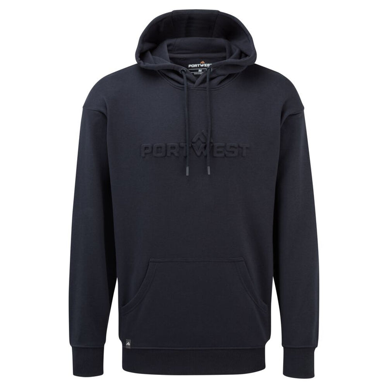 Portwest Portwest Embossed Hoodie - Navy - B331NVR