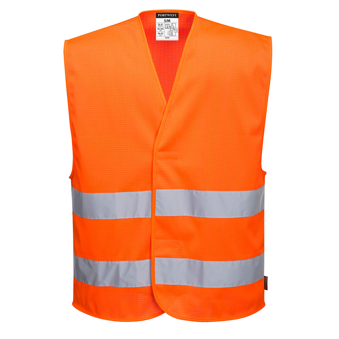 Portwest Hi-Vis Mesh Two Band Vest - C374