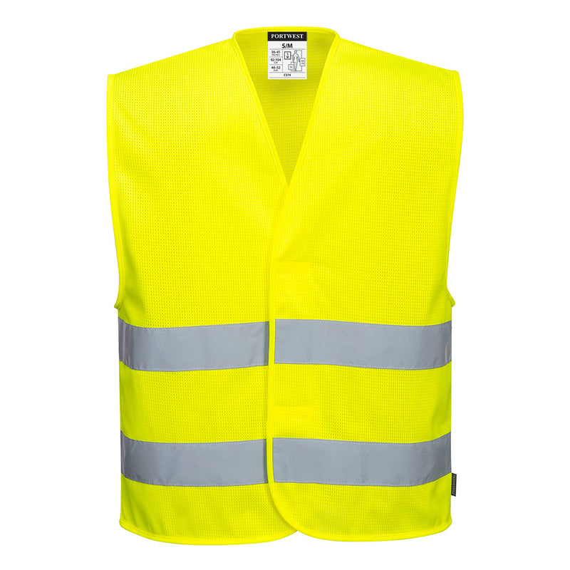 Portwest Hi-Vis Mesh Two Band Vest - C374