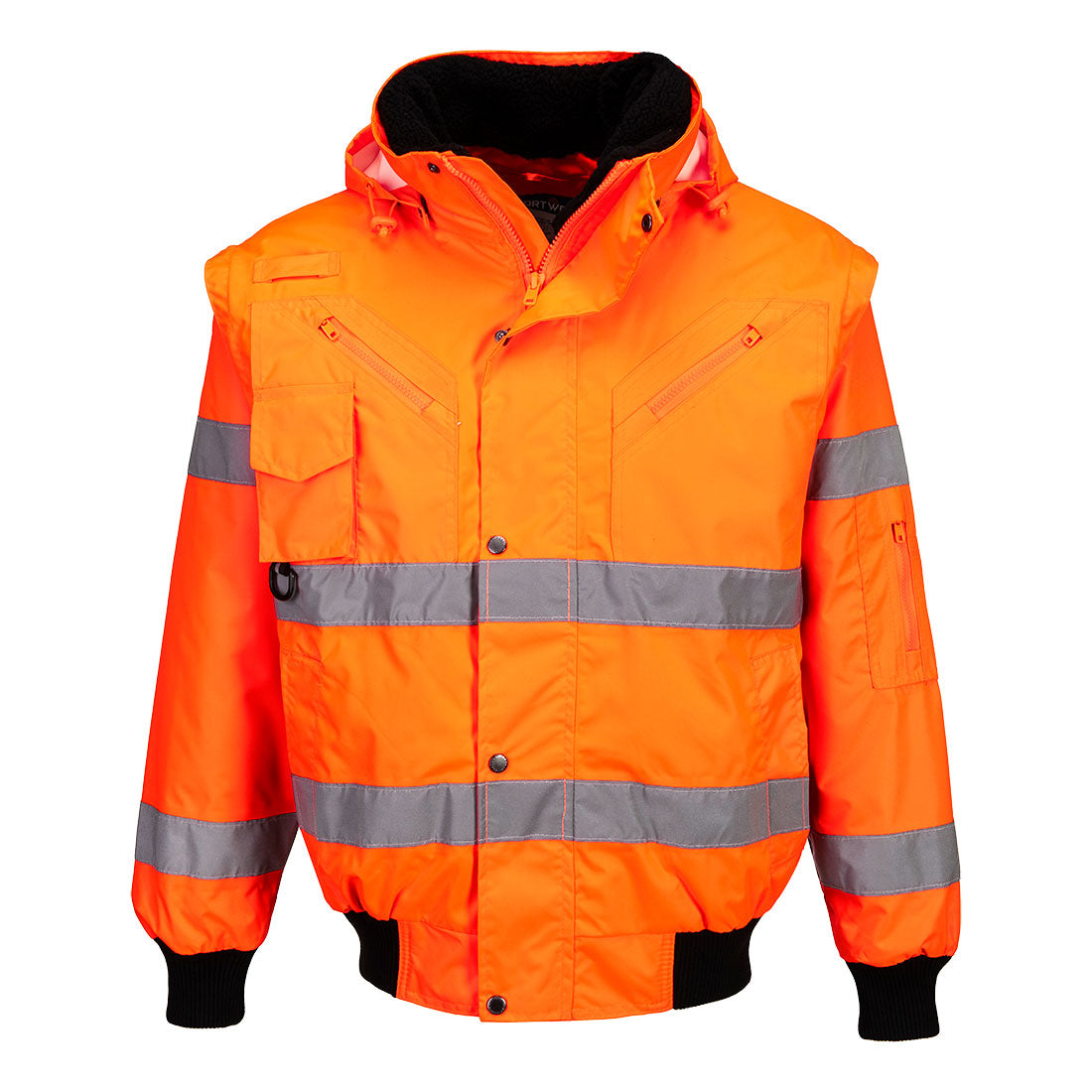 Portwest Hi-Vis 3-in-1 Bomber Jacket  - C467