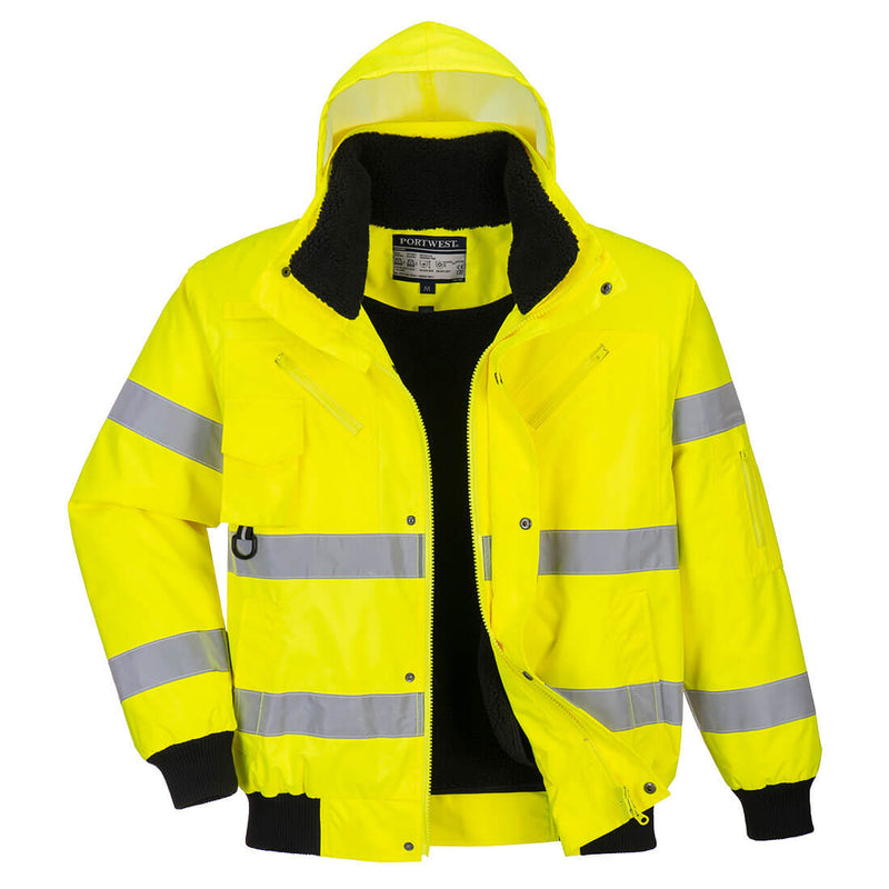 Portwest Hi-Vis 3-in-1 Bomber Jacket  - C467
