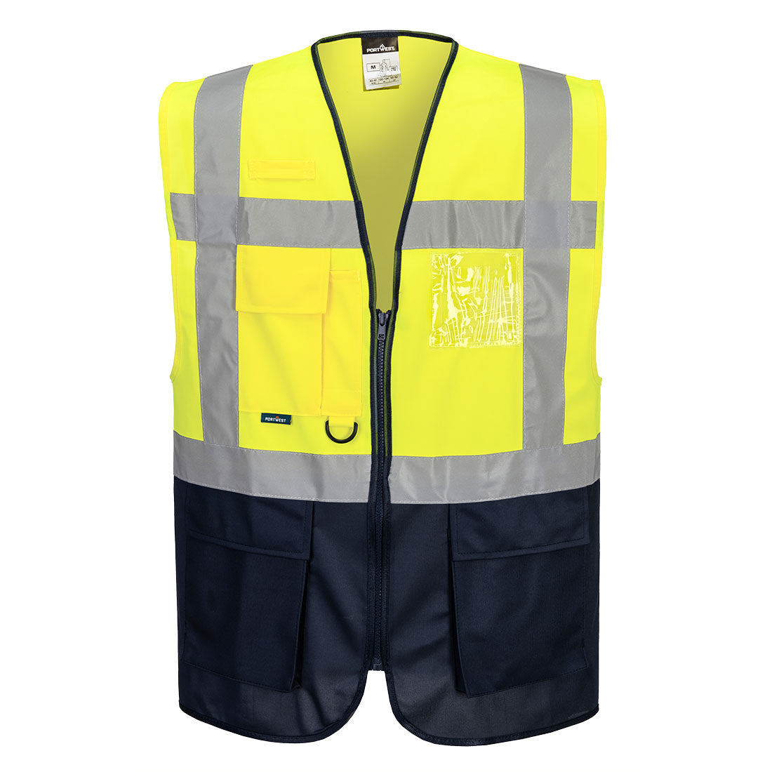 Portwest Warsaw Hi-Vis Contrast Executive Vest  - C476