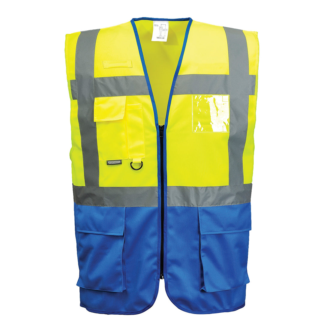 Portwest Warsaw Hi-Vis Contrast Executive Vest  - C476