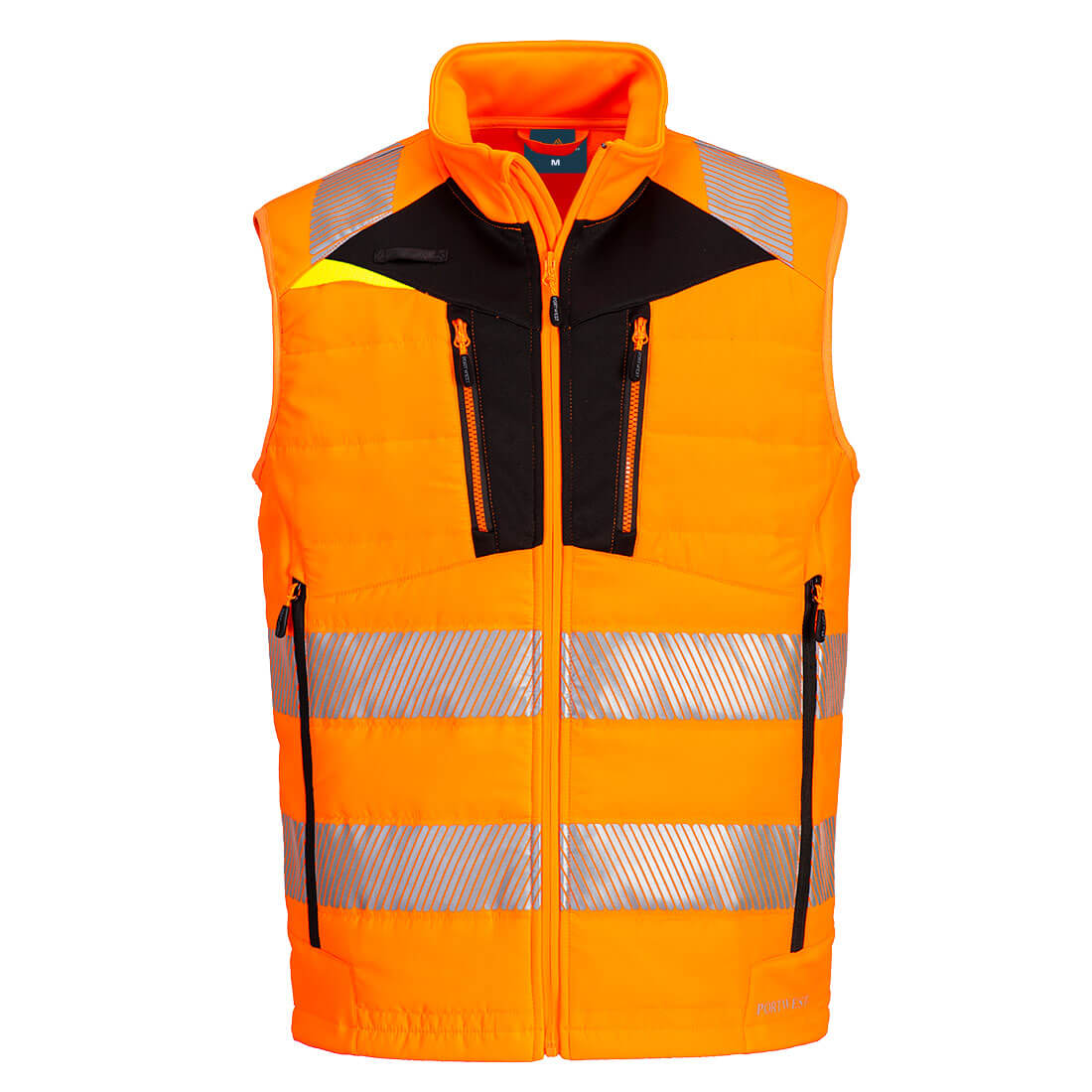 Portwest DX4 Hi-Vis Hybrid Baffle Bodywarmer - DX479