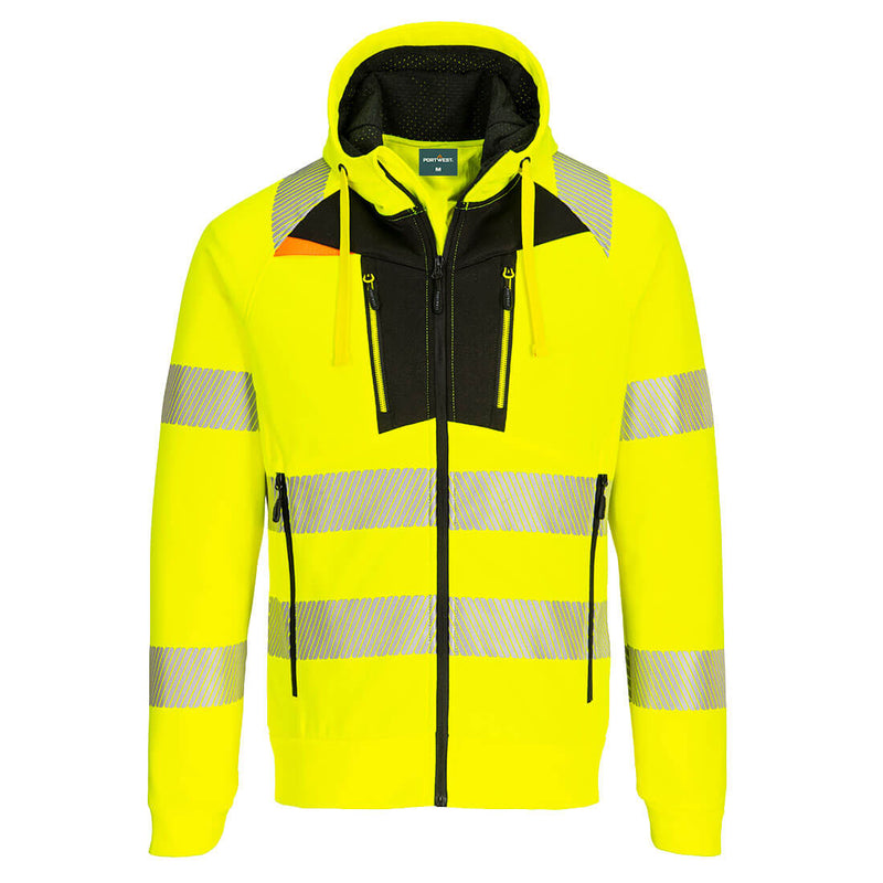 Portwest DX4 Hi-Vis Zip Hoodie - DX484