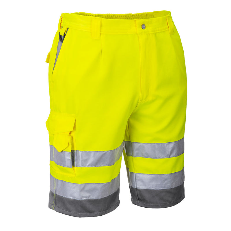 Portwest Hi-Vis Contrast Shorts - E043