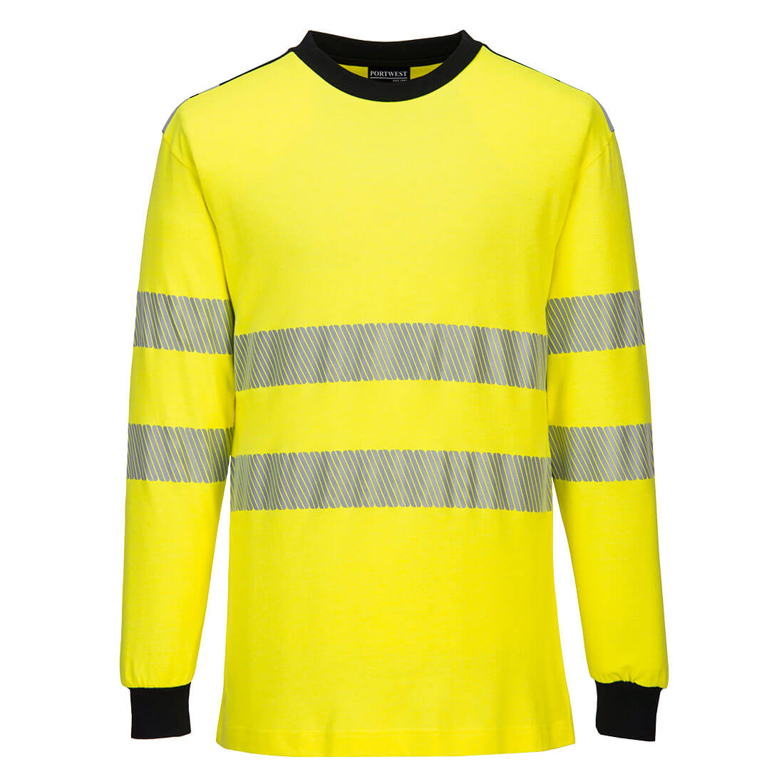 Portwest PW3 Modaflame Knit Hi-Vis FR Long Sleeve T-Shirt - FR701