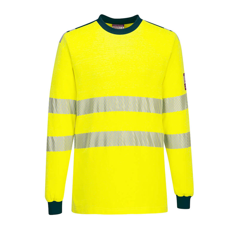 Portwest PW3 Modaflame Knit Hi-Vis FR Long Sleeve T-Shirt - FR701