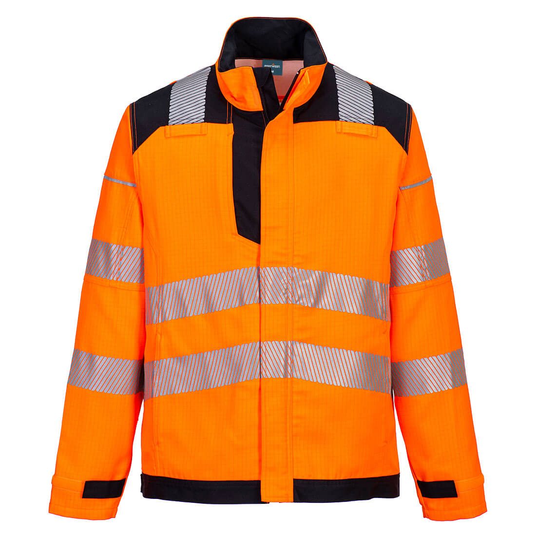 Portwest PW3 Modaflame Work HVO Multi-Norm FR Jacket - Orange/Black - FR722OBR