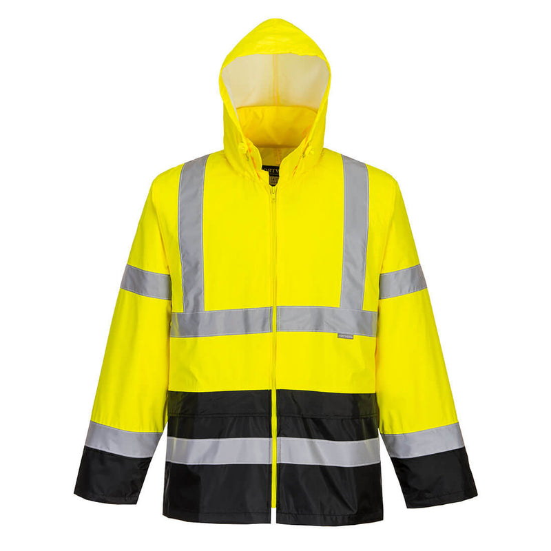Portwest Hi-Vis Contrast Classic Rain Jacket - H443