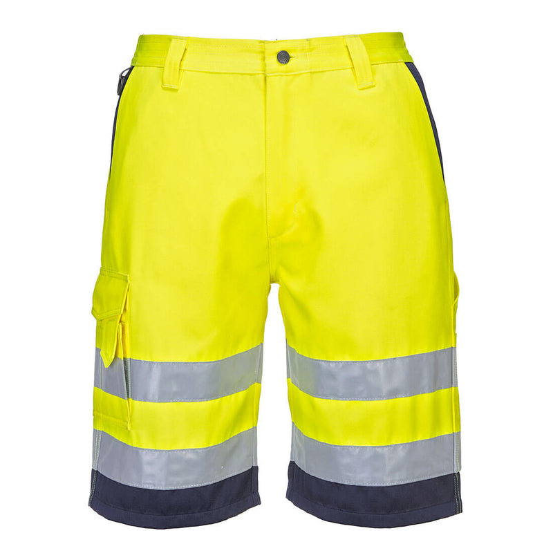Portwest Hi-Vis Lightweight Polycotton Shorts - L043