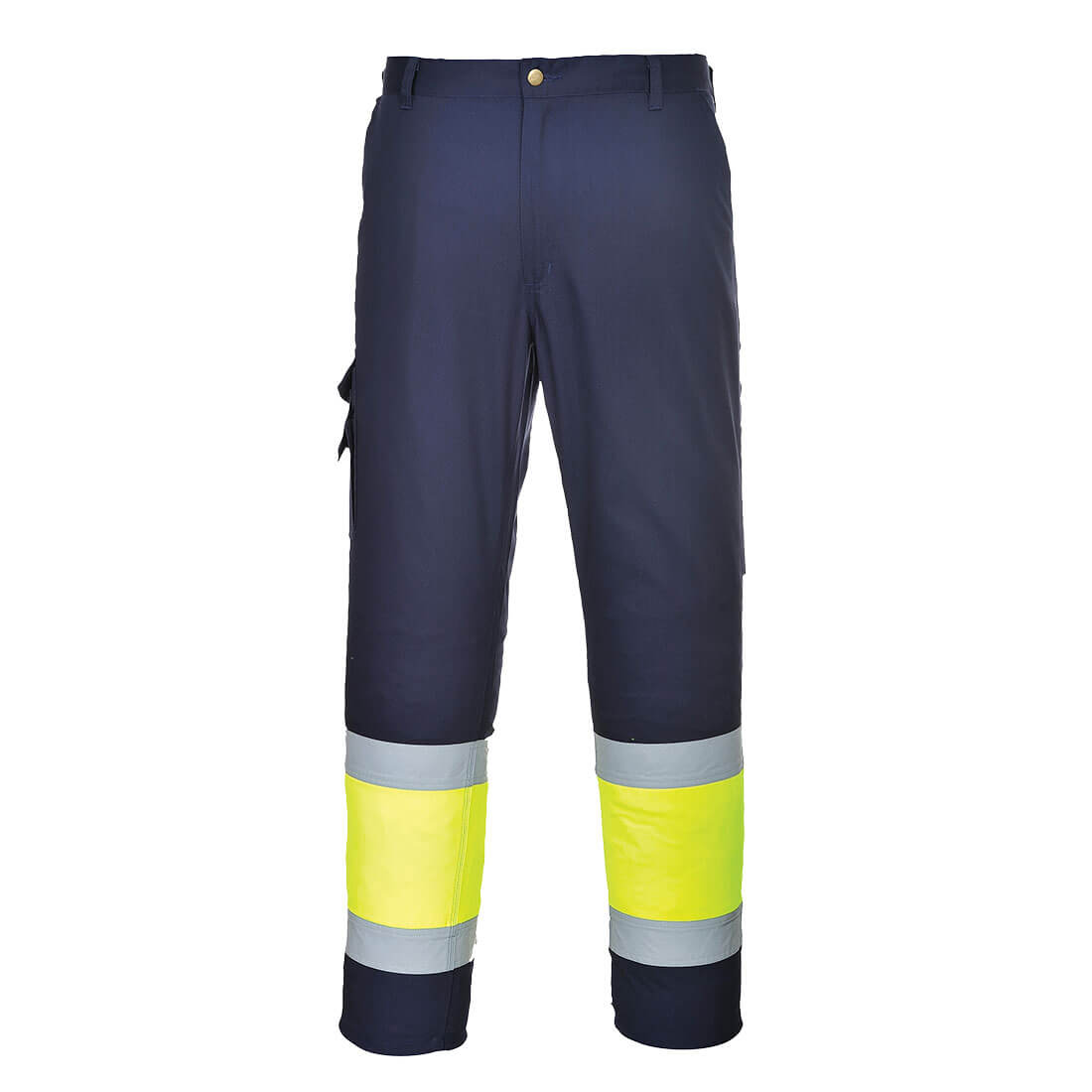 Portwest Hi-Vis Lightweight Contrast Class 1 Service Trousers - L049
