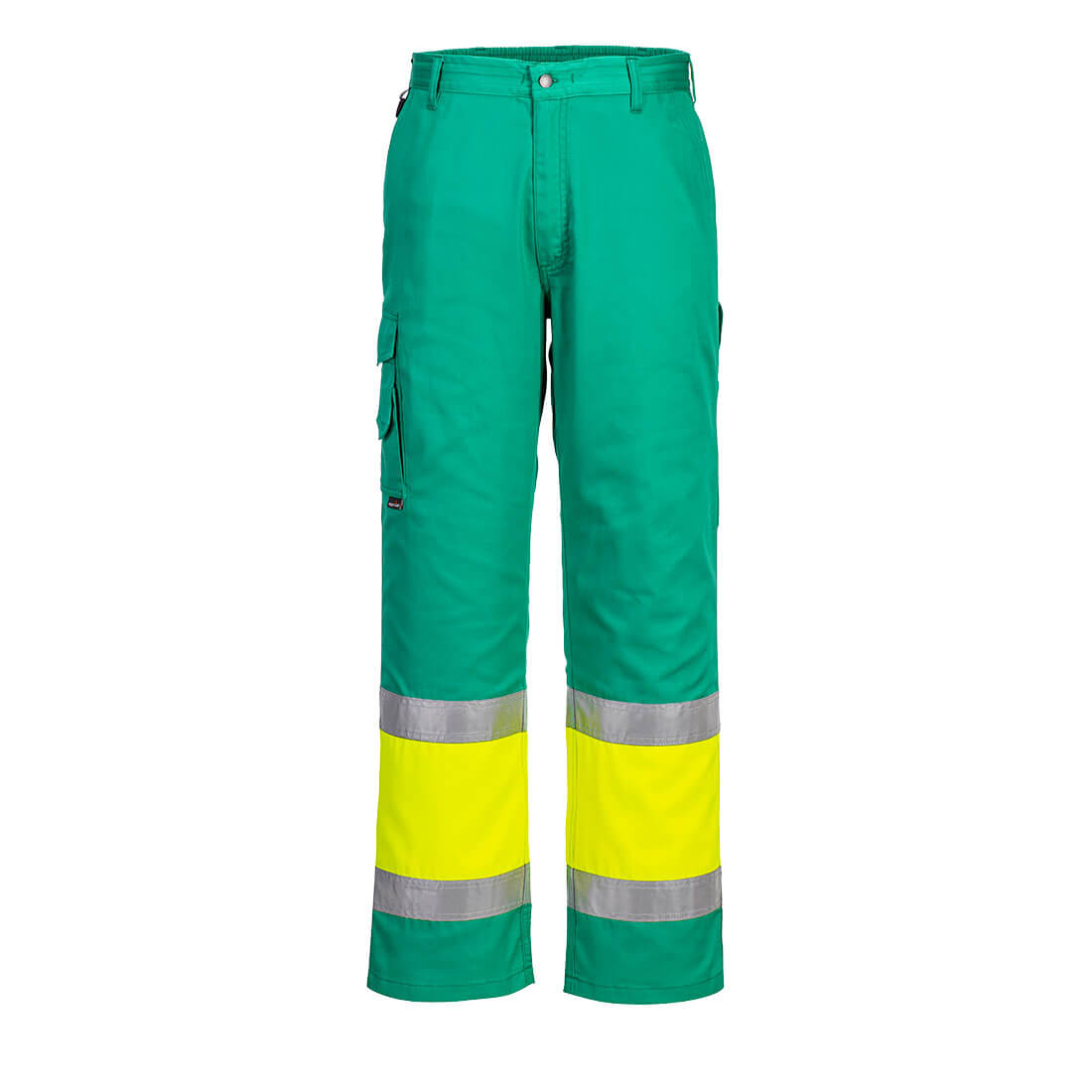 Portwest Hi-Vis Lightweight Contrast Class 1 Service Trousers - L049