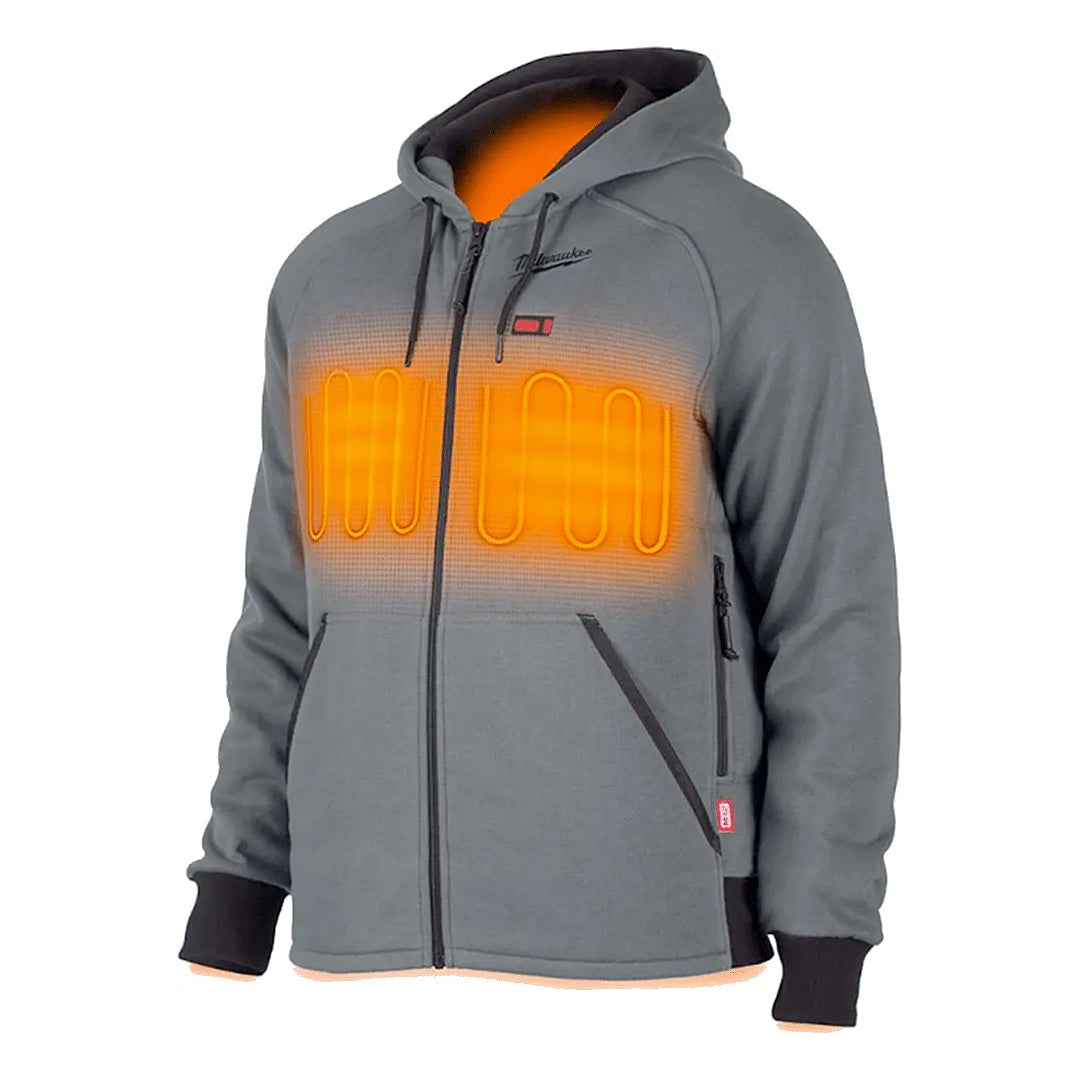 Milwaukee M12 HH Heated Hoodie M12HHGREY4-0 - Grey