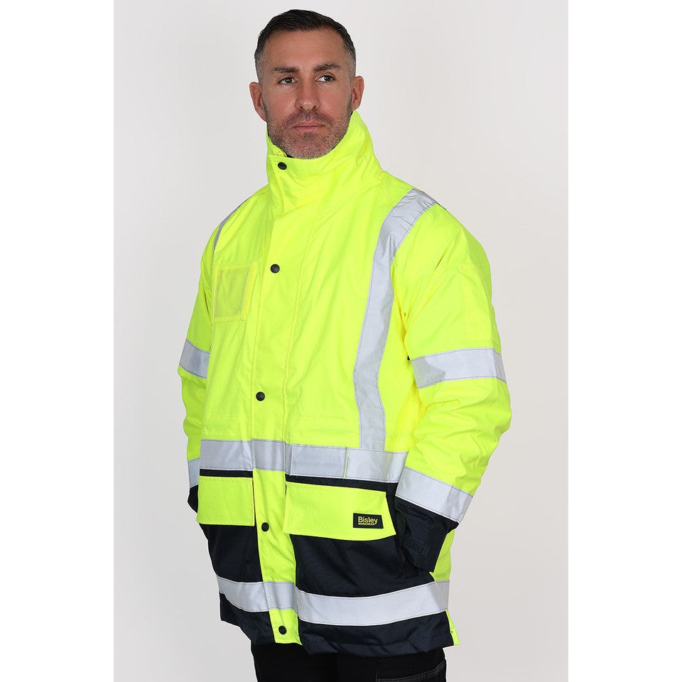 Bisley Taped Hi Vis 5 In 1 Rain Jacket