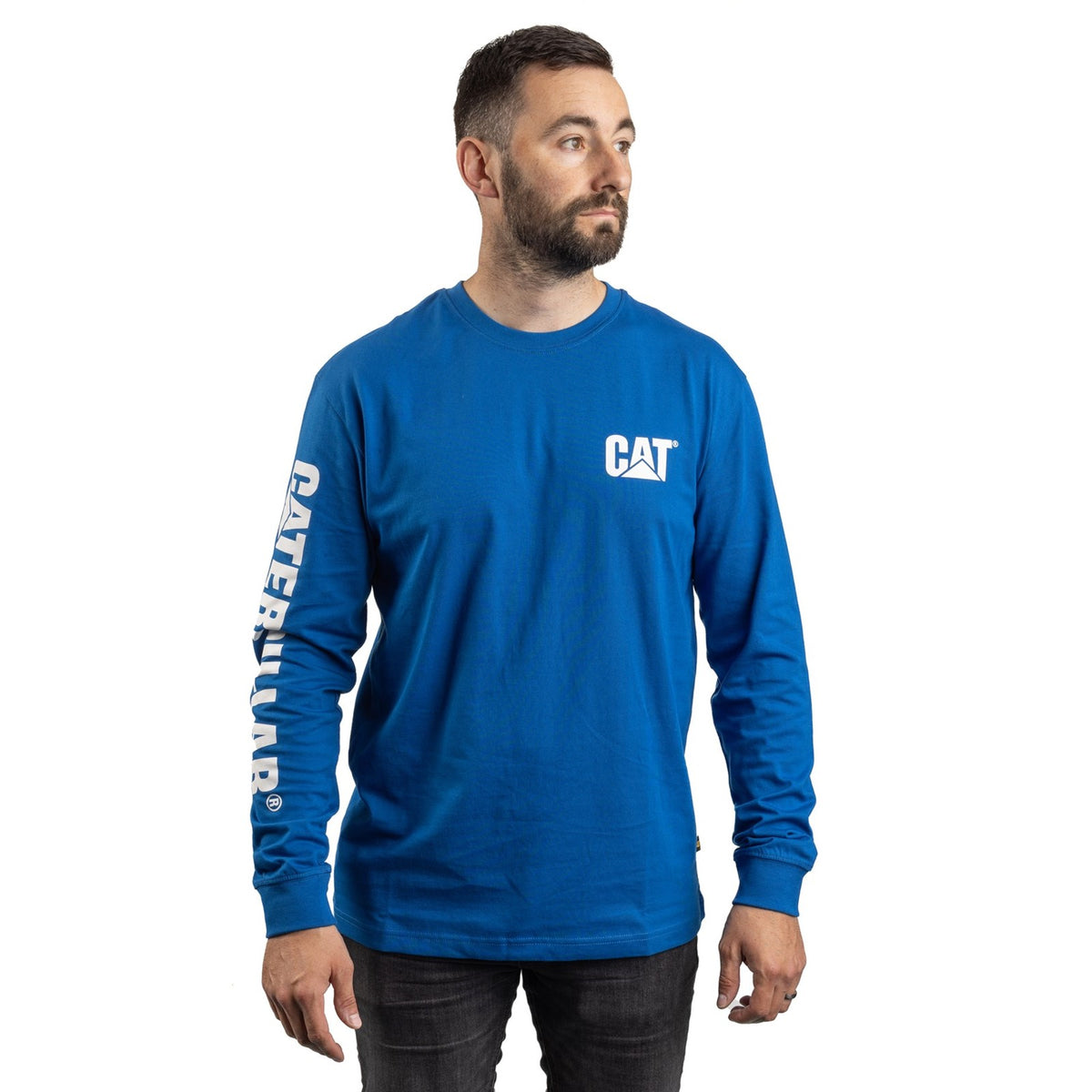 Caterpillar Trademark Banner Long Sleeve T-Shirt