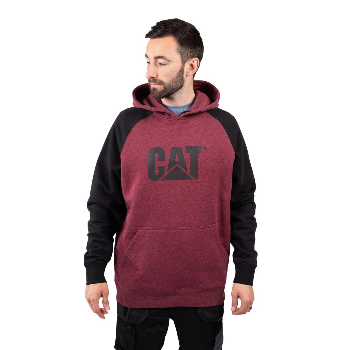 Caterpillar Raglan Hooded Sweatshirt