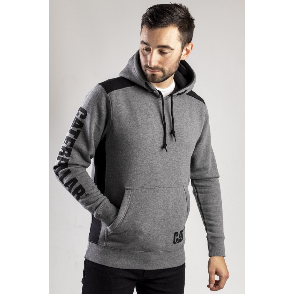 Logo Panel Hooded Sweatshirt