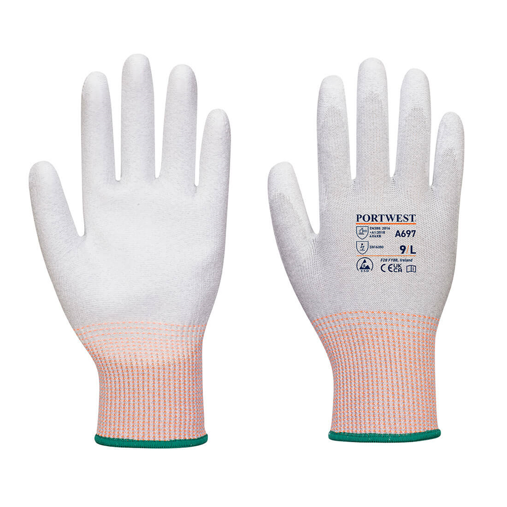 LR13 ESD PU Palm Glove