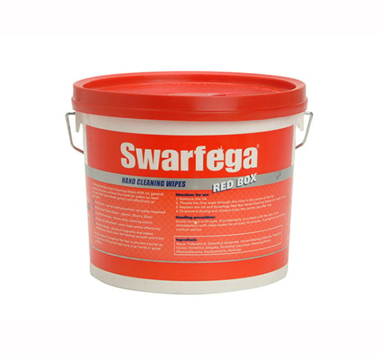 Swswarfega Red Box Heavy Duty Trade Hand Wipes 150 Swasrb150w44 Tradeworkwear 3731