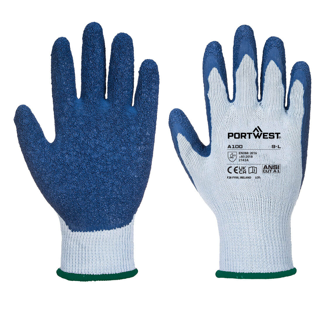 Portwest Grip 10 Latex Glove - A100
