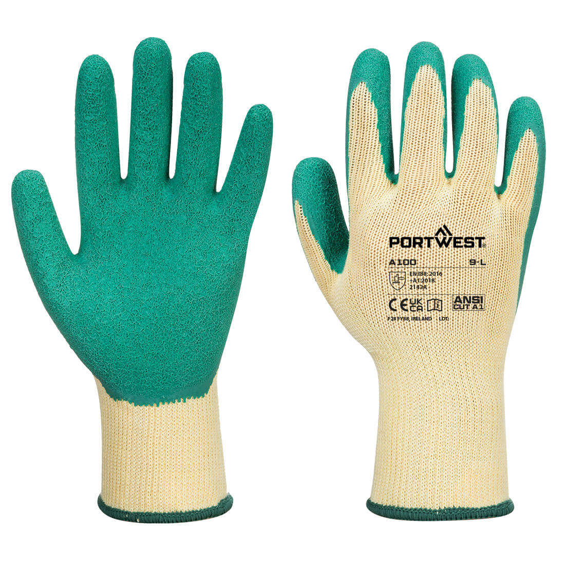 Portwest Grip 10 Latex Glove - A100