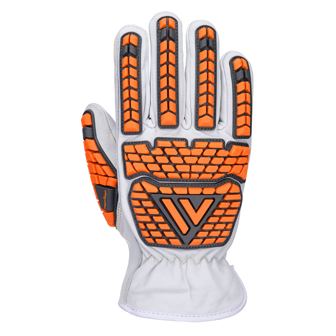 Portwest Goat Leather Impact Cut F Glove - A747 - White / L