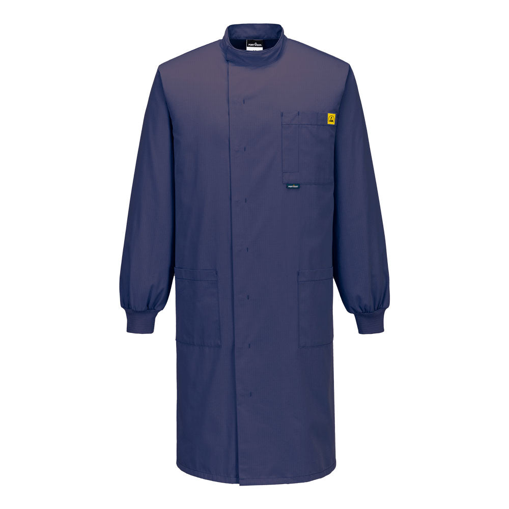 Portwest Anti-Static ESD Howie Coat - Navy - AS15NVR