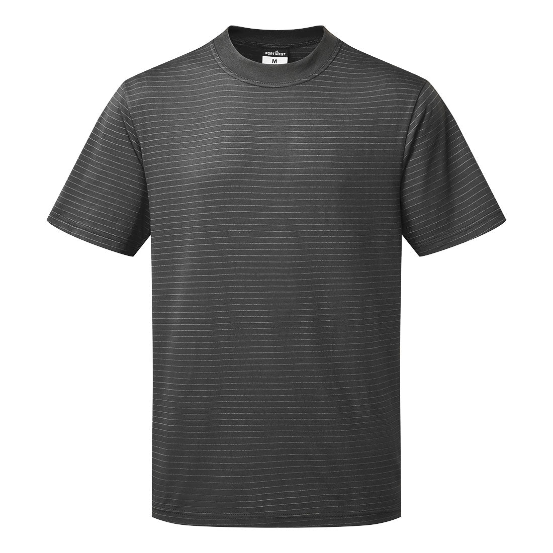 Portwest Anti-Static ESD T-Shirt S/S - Zoom Grey - AS20ZOR