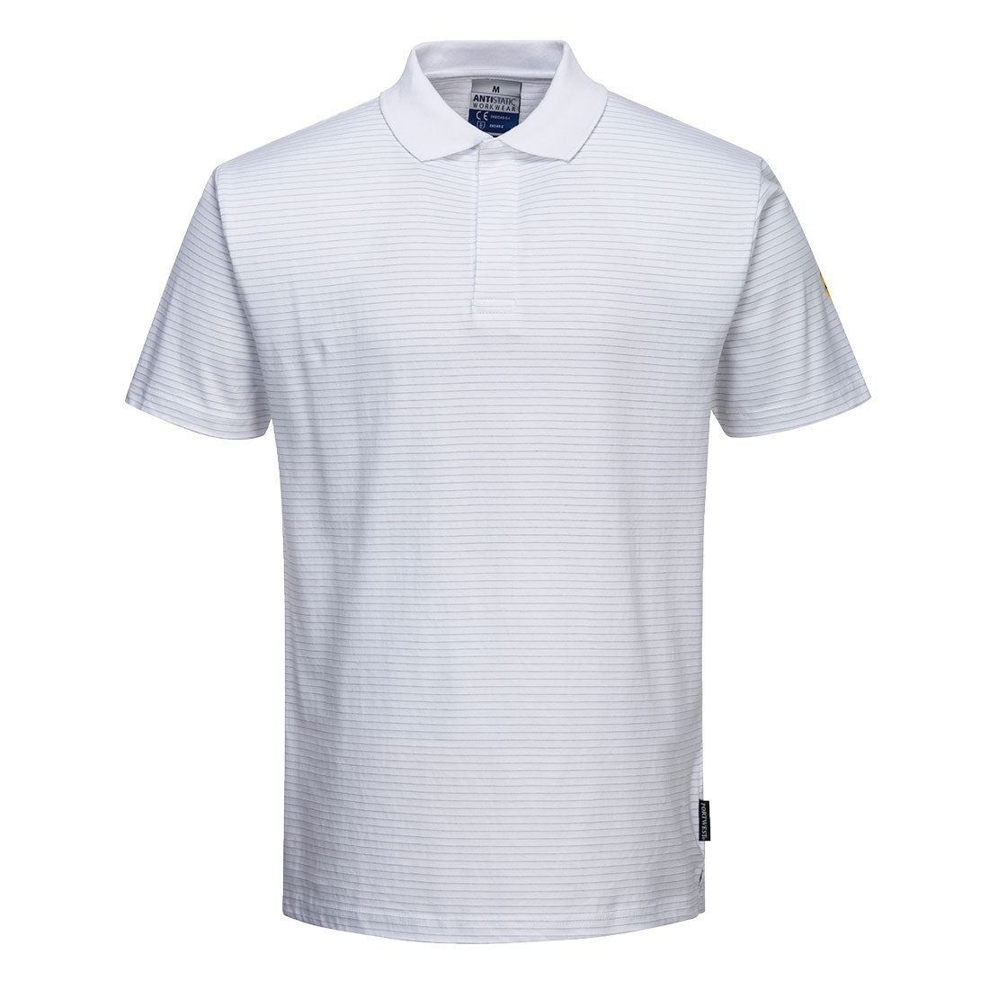 Portwest Anti-Static ESD Polo Shirt S/S - White - AS21WHR