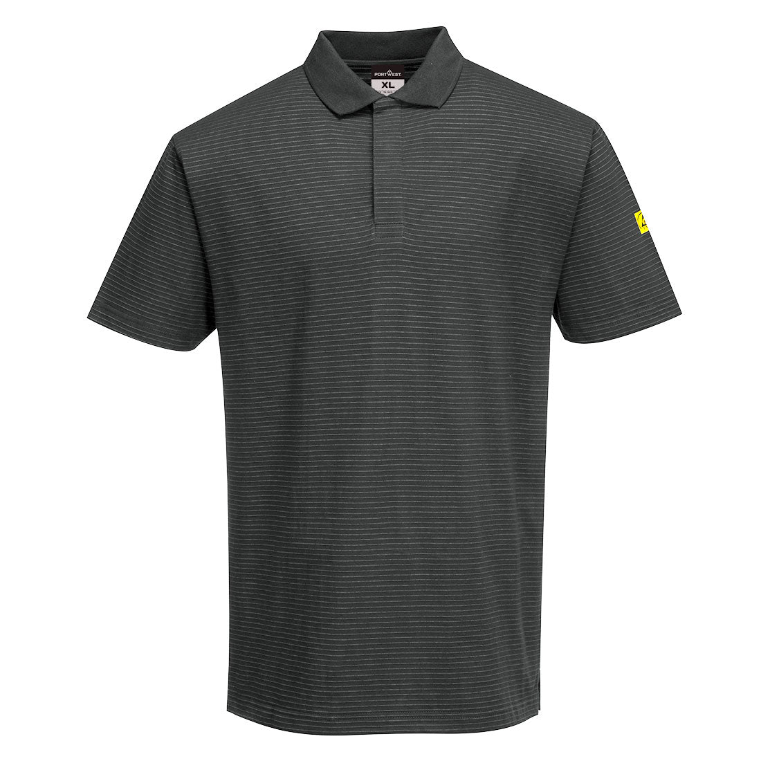 Portwest Anti-Static ESD Polo Shirt S/S - Zoom Grey - AS21ZOR