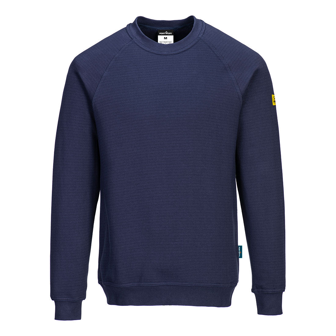 Portwest Anti-Static ESD Sweatshirt - Navy - AS24NAR