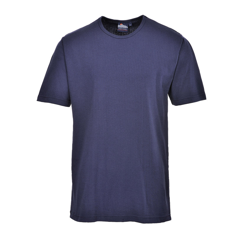 Portwest Thermal T-Shirt Short Sleeve - Navy - B120NAR