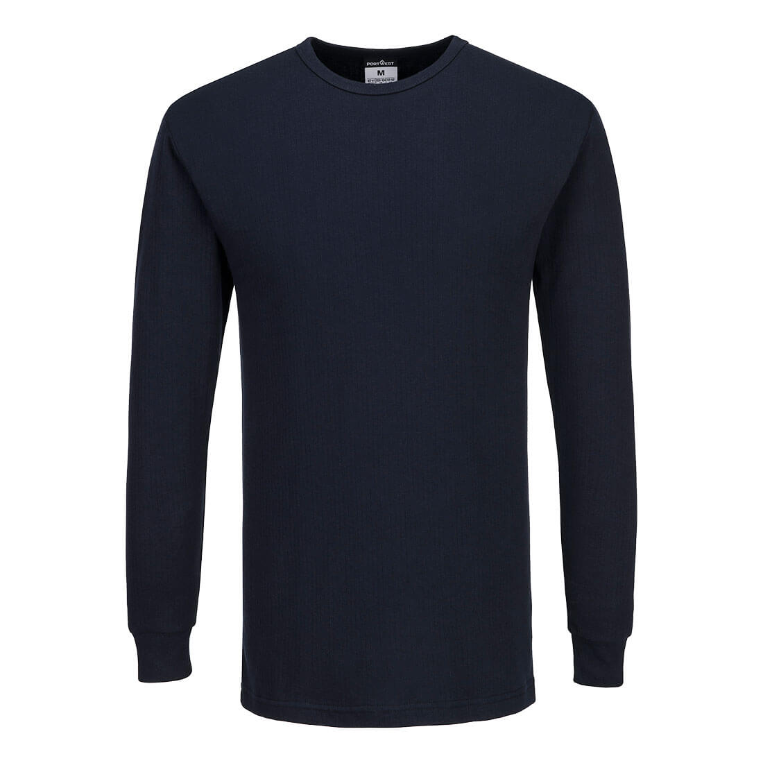 Portwest Thermal T-Shirt Long Sleeve - Navy - B123NVR