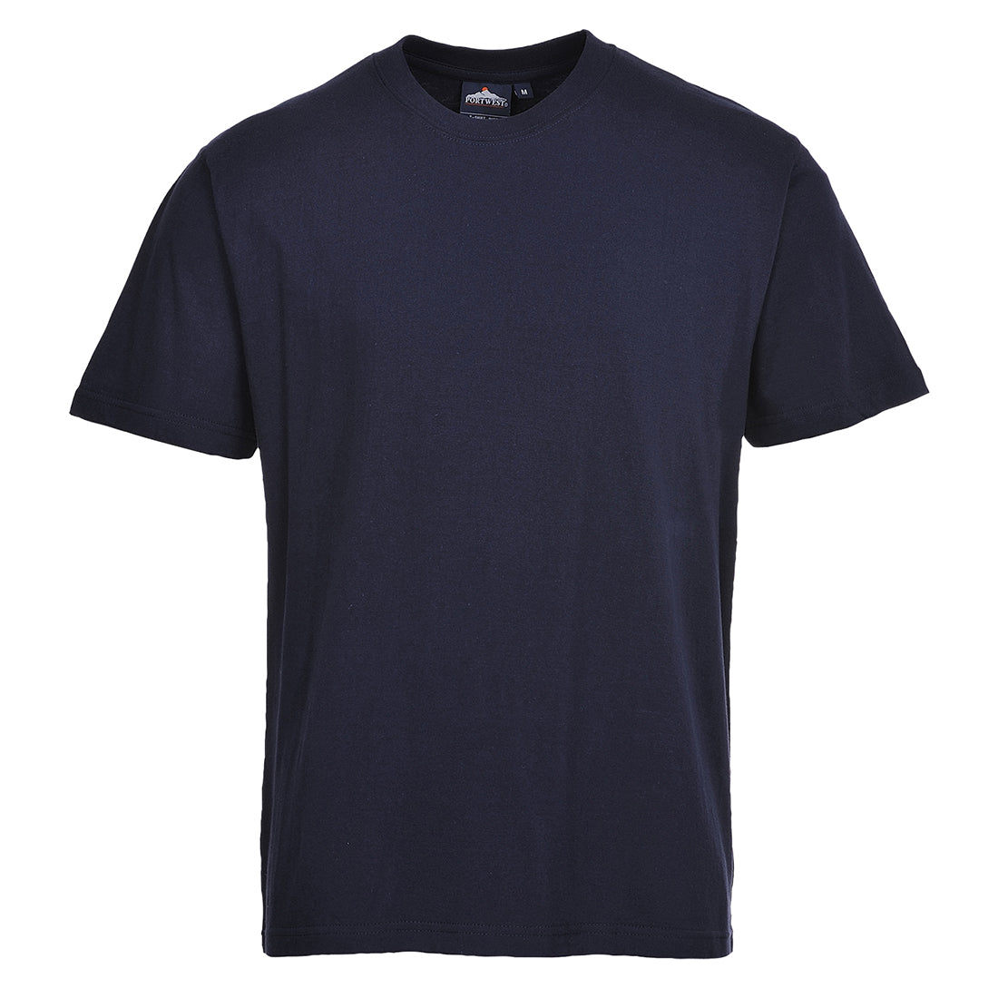 Portwest Turin Cotton T-Shirt S/S - Navy - B195NAR